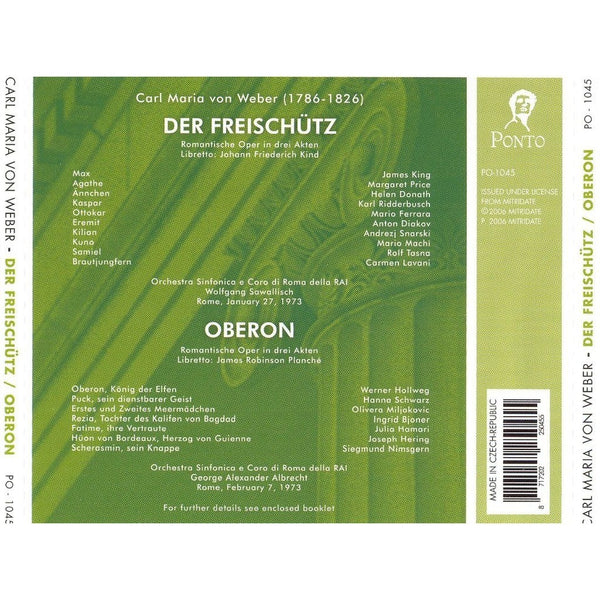 Weber: DER FREISCHÜTZ/ Weber: OBERON