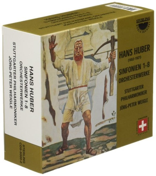 Hans Huber (1852-1921): Sympnonies No. 1-8.  Orchestral Works.