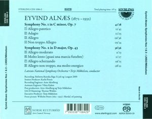 Eyvind Alnaes (1872-1932): Symphony Nos. 1 & 2