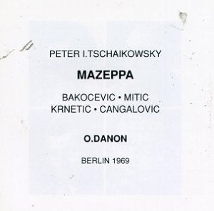 Tchaikovsky: MAZEPPA