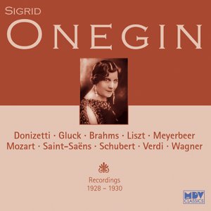 Sigrid Onegin - Recordings 1928 - 1930..barcode: