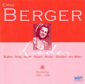 Erna Berger - Lieder 1942-1949