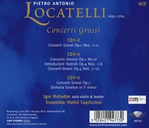 Locatelli: Concerti Grossi - 6 CD set