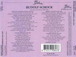 Rudolf Schock - Earliest Recordings, 1946-1954