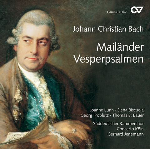 Johann: Christian Bach: Mailander Vesperpsalmen