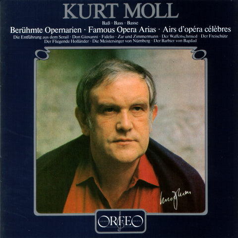 Kurt Moll Arias sings Arias from Die Entführung aus dem Serail, Don Giovanni, Fidelio, Der Freischütz, Der Fliegende Holländer & more.