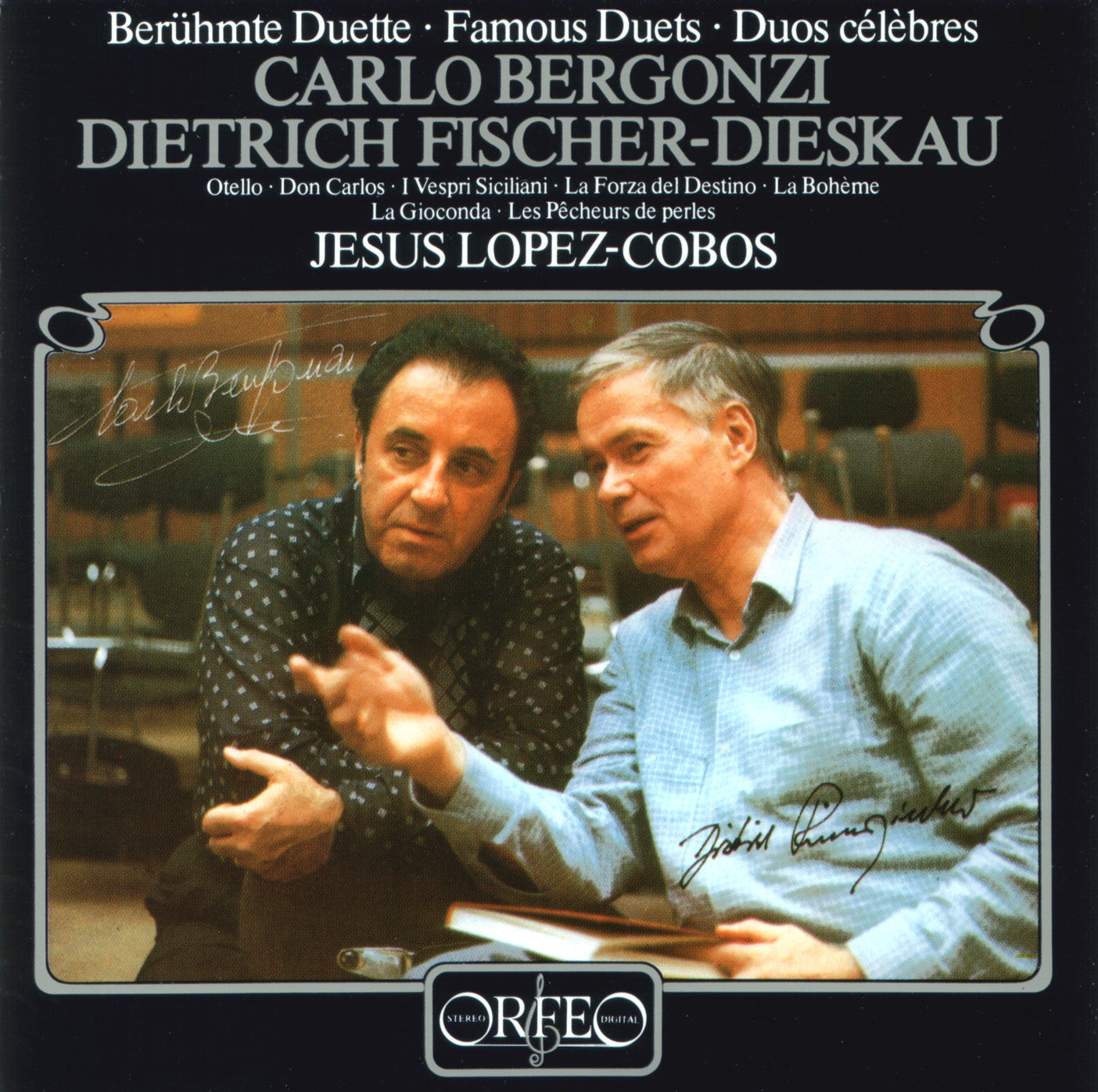 Bergonzi & Fischer-Dieskau - Famous Duets by Verdi, Ponchielli, Bizet, Puccini