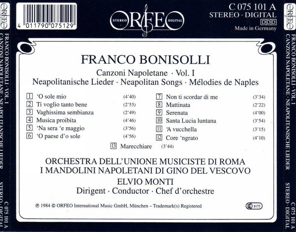 Franco Bonisolli - V 1: Neopolitan Songs