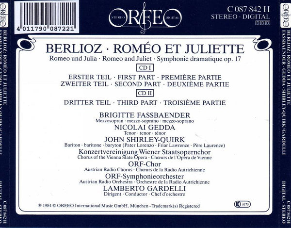 Berlioz: ROMÉO ET JULIETTE