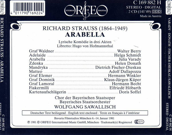 R. Strauss: ARABELLA