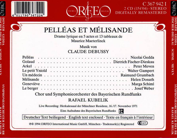 Debussy: PELLÉAS ET MÉLISANDE