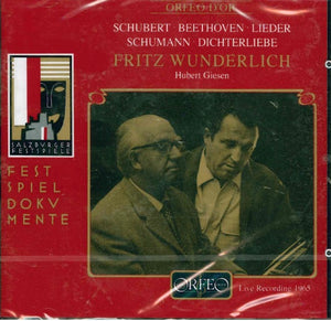 Fritz Wunderlich Lieder Recital. Lieder by Schubert, Beethoven & Schumann.