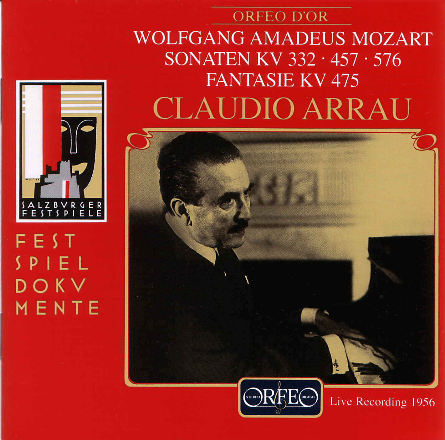 Claudio Arrau - Mozart: Fantasie KV 475.  Sonatas KV 332, 457 & 576