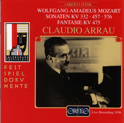 Claudio Arrau - Mozart: Fantasie KV 475.  Sonatas KV 332, 457 & 576