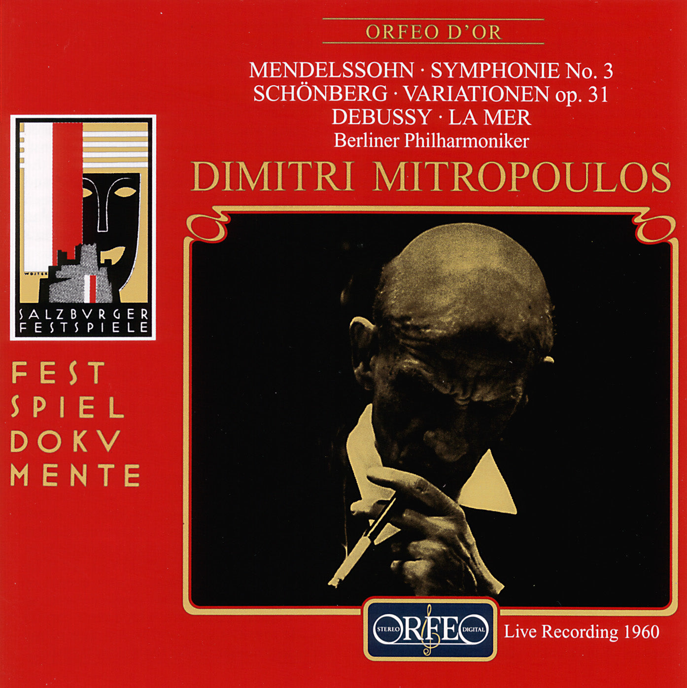 Mendelssohn: Symphony No. 3. Schönberg: Variations, op. 31. Debussy: La Mer