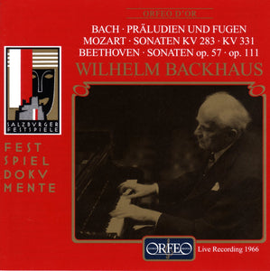 Wilhelm Backhaus - Bach: Präludien und Fugen. Mozart: Sonatas KV 283 & 331. Beethoven: Sonatas, Op. 57 & 111