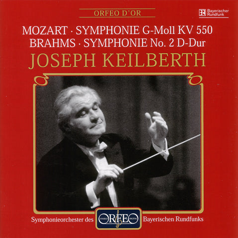 Mozart: Symphony No. 40. Brahms: Symphony No. 2