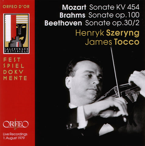 Henryk Szeryng - Mozart: Sonate Kv 454; Brahms: Sonata Op. 100; Beethoven: Sonata, Op. 30/2