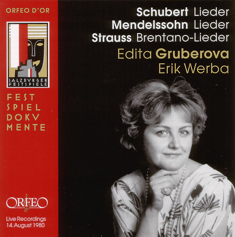 Edita Gruberova - Liederabend - Lieder by  Schubert, Mendelssohn & R. Strauss