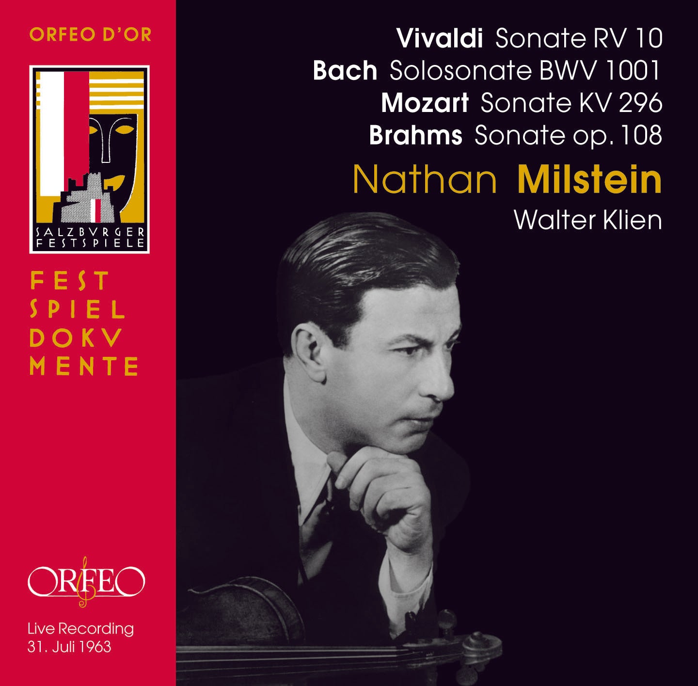 Natahan Milstein - Vivaldi; Bach; Mozart; Brahms 