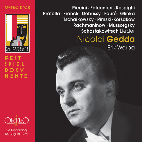 Nicolai Gedda - Lieder by Piccini, Falconieri, Respighi, Glinka, Fauré, Debussy, Franck, Mussorgsky & more.