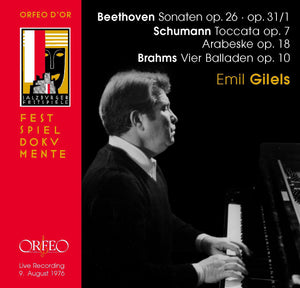 Emil Gilels play Beethoven, Brahms & Schumann