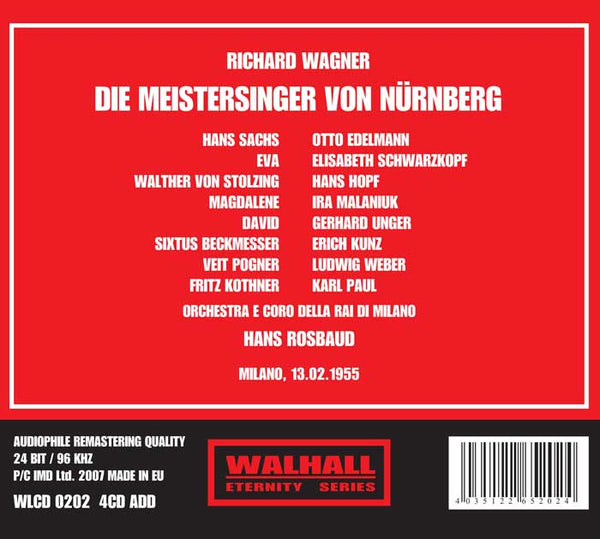 Wagner: DIE MEISTERSINGER VON NÜRNBERG