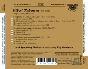 Albert Rubenson (1826-1901): Orchestral Works