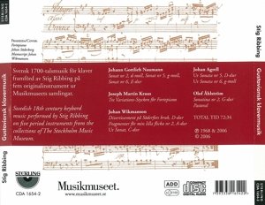 Gustaviansk Klavermusik: Swedish 18th Century Keyboard Music on Intruments