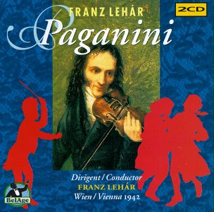 Lehar: PAGANINI/ Lehar