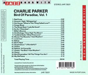 Charlie Parker - Bird of Paradise