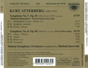 Kurt Atterberg (1887-1974): Symphony Nos. 7 & 8