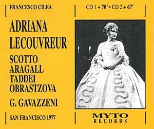 Cilea: ADRIANA LECOUVEUR