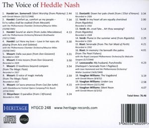 The Voice of Heddle Nash - Works by Handel, Mozart, Meyerbeer, Verdi, Bizet & more