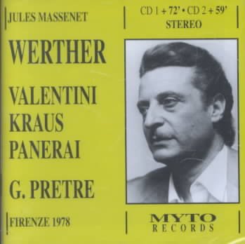 Massenet: WERTHER