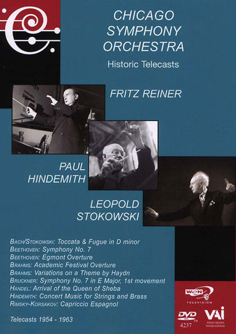 CHICAGO SYMPHONY ORCHESTRA &  FRITZ REINER 1954 Telecast