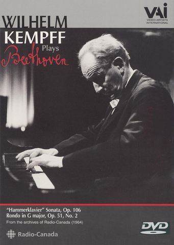WILHELM KEMPFF PLAYS BEETHOVEN