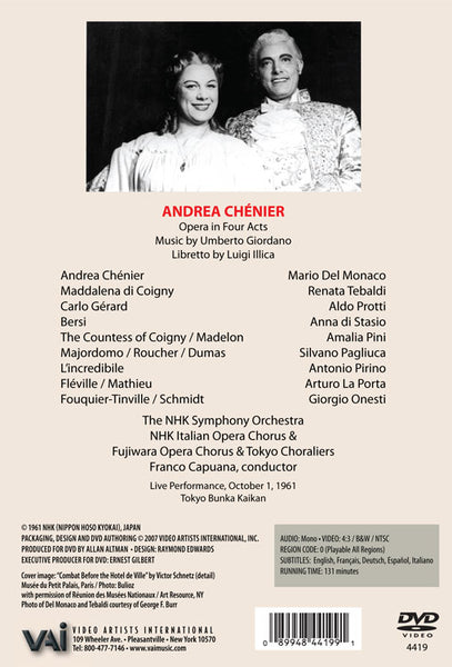 Giordano: ANDREA CHÉNIER