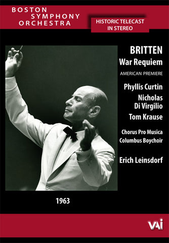 WAR REQUIEM (Britten)/ Boston Symphony Orchestra, Erich Leinsdorf 