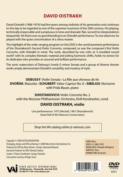 DAVID OISTRAKH: VOL 1