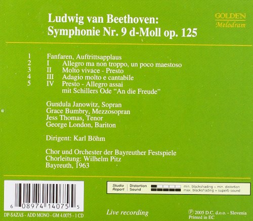 Beethoven:Symphony No. 9