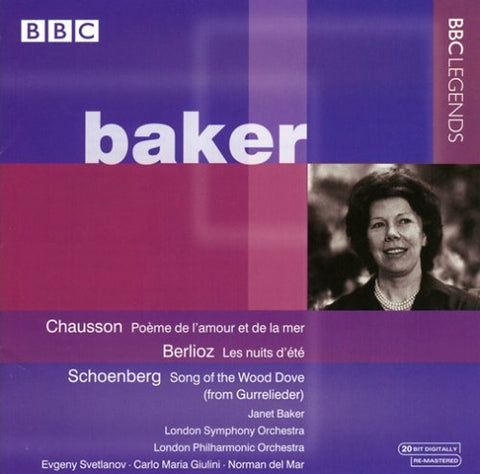 Berlioz: Nuits d'ete / Chausson: Poeme de l'amour et de la mer/ Schönberg: Song of the Wood Dove (from Gurrelieder)