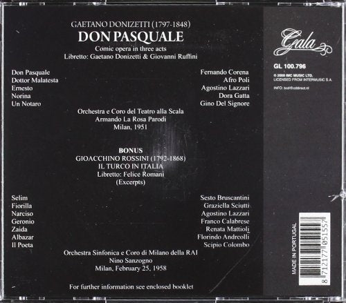 Donizetti: DON PASQUALE