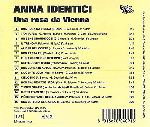 Anna Identici - Una rosa da Vienna