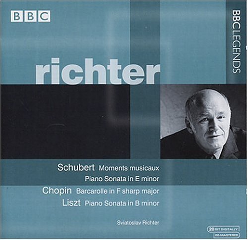 Schubert: Moment Musicaux; Piano Sonata / Chopin: Barcarolle / Liszt: Piano Sonata in B minor