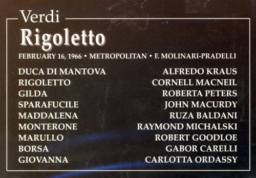 Verdi: RIGOLETTO