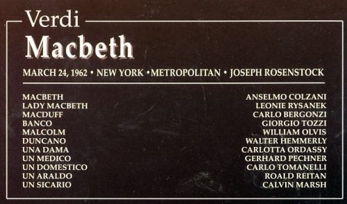 Verdi: MACBETH