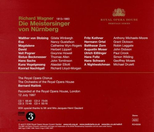 Wagner: DIE MEISTERSINGER VON NÜRNBERG