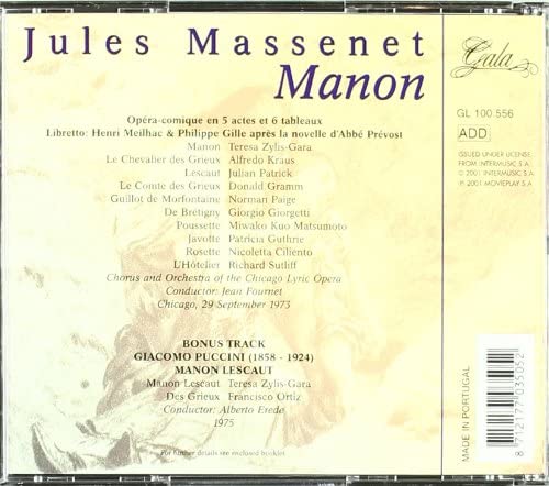 Massenet: MANON