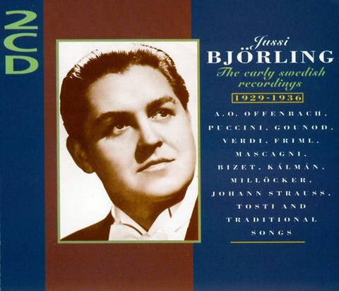 JUSSI BJÖRLING - The Early Swedish Recordings